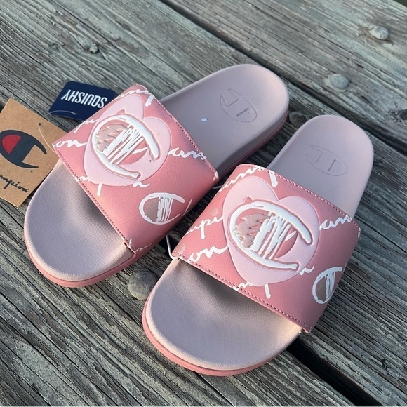 WOMENS CHAMPION IPO LOVE SQUISH WOMEN SANDALS - Picture 1 of 7